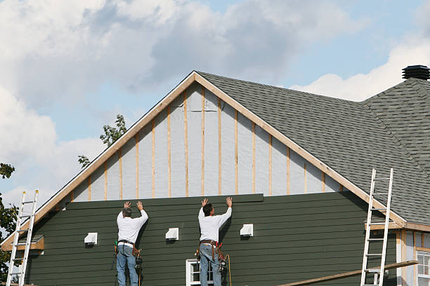 Professional Siding Replacement technician working in North Branford, CT